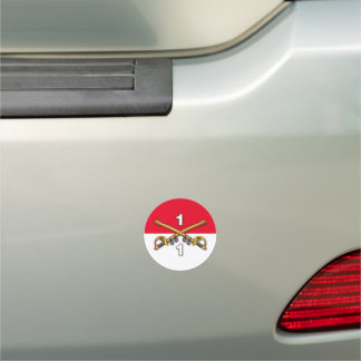 Cross Sabers Car Magnet