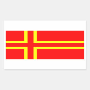 Cross Saint Olaf Rectangular Sticker