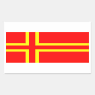 Cross Saint Olaf Rectangular Sticker