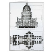 Cross section of St. Paul's Cathedral (Front)