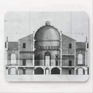 Cross-section of the Villa Rotonda near Mouse Pad