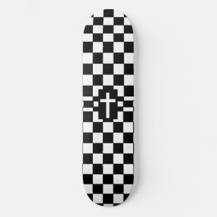 Cross skateboard deck