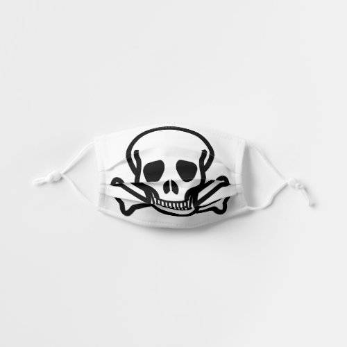 cross_skull_danger_crossbones kids cloth face mask