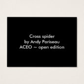 Cross Spider ~ ATC (Back)