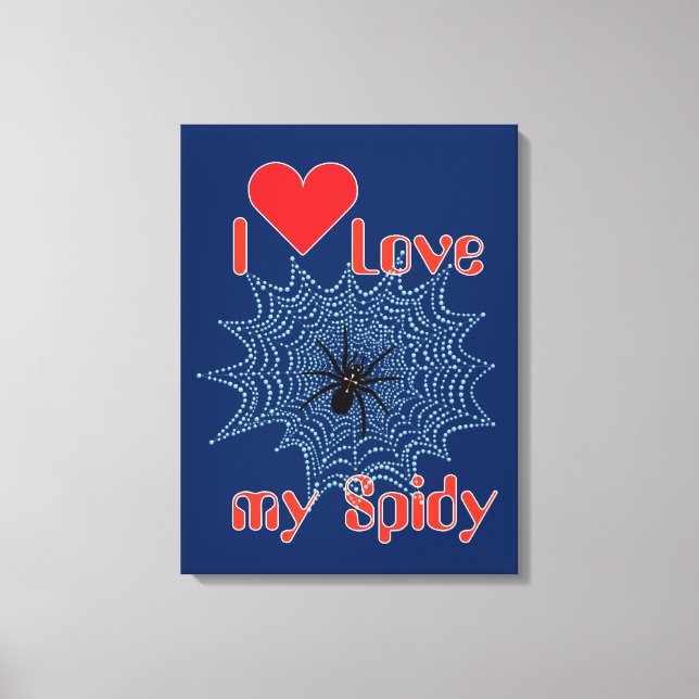 cross spider canvas print (Front)