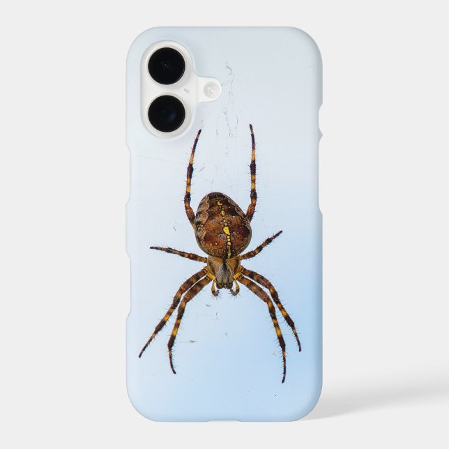 cross spider in web iphone case (Back)