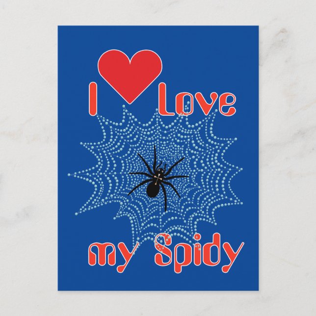 cross spider postcard (Front)