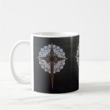 Cross & Star Mandala Mug