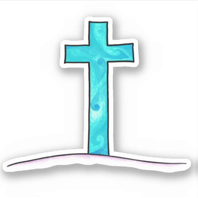 Cross Sticker (Front)