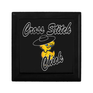 Cross Stitch Chick #4 Gift Box
