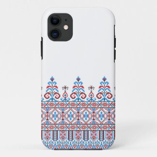 Cross-stitch design iPhone 11 case