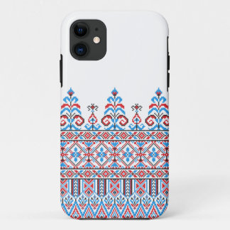 Cross-stitch design iPhone 11 case
