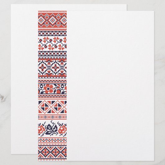 Cross-stitch design Patterns (Front/Back)
