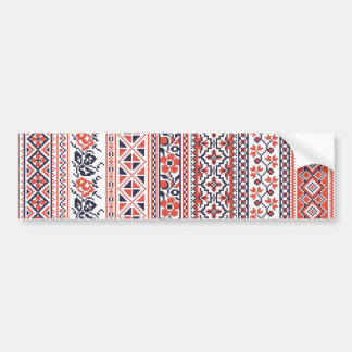 Cross-stitch design Patterns Bumper Sticker