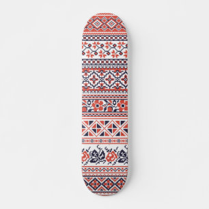 Cross-stitch design Patterns Skateboard Deck