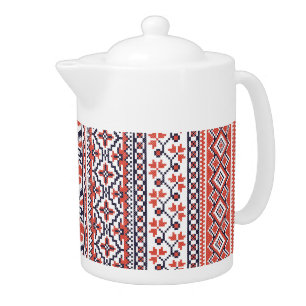 Cross-stitch design Patterns Teapot