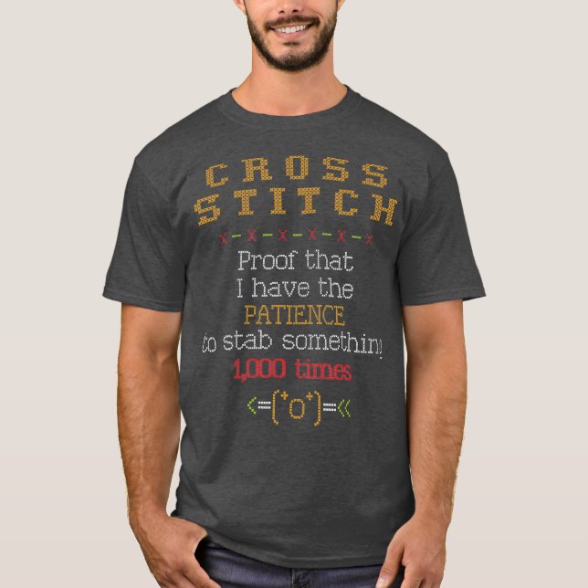 Cross Stitch  Gifts for Cross Stitchers T-Shirt (Front)
