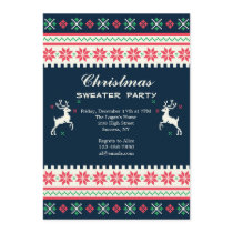 Cross-Stitch Holiday Invitation