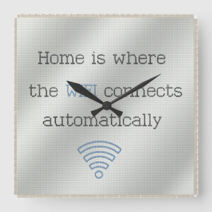 Cross Stitch Home WIFI Clock