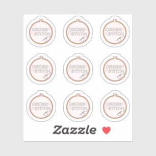 Cross Stitching Embroidery Sewing Hobby Planner Sticker