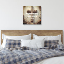 Cross Stretched Canvas Print