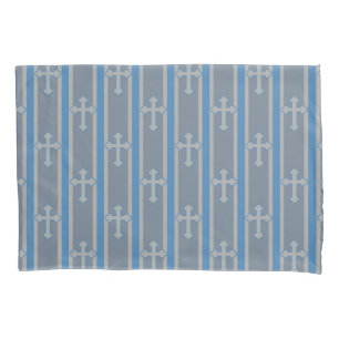 Cross Striped Pillow Case
