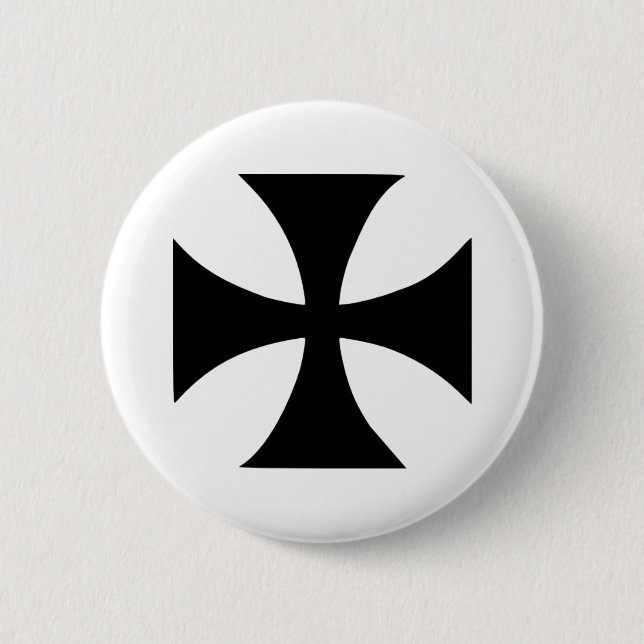 Cross Templar Button (Front)