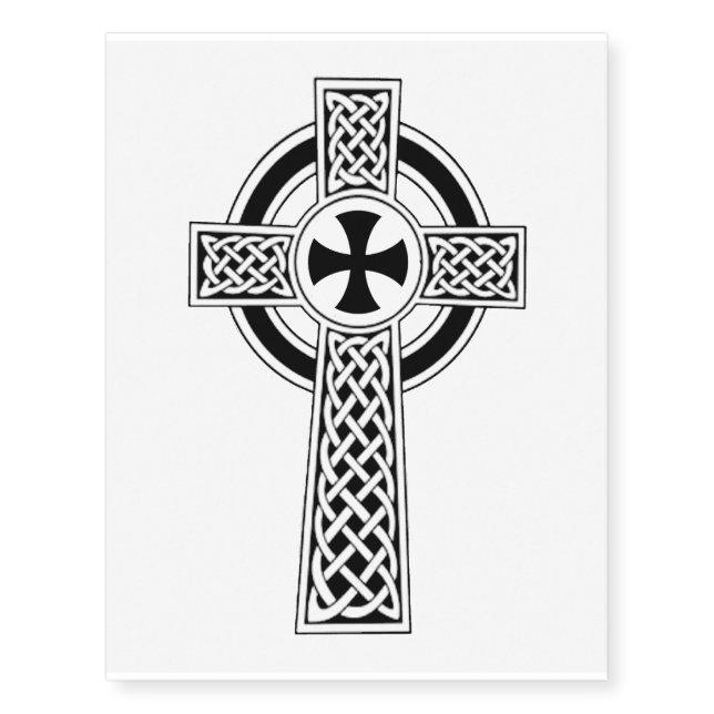 Cross Temporary Tattoos (Front)