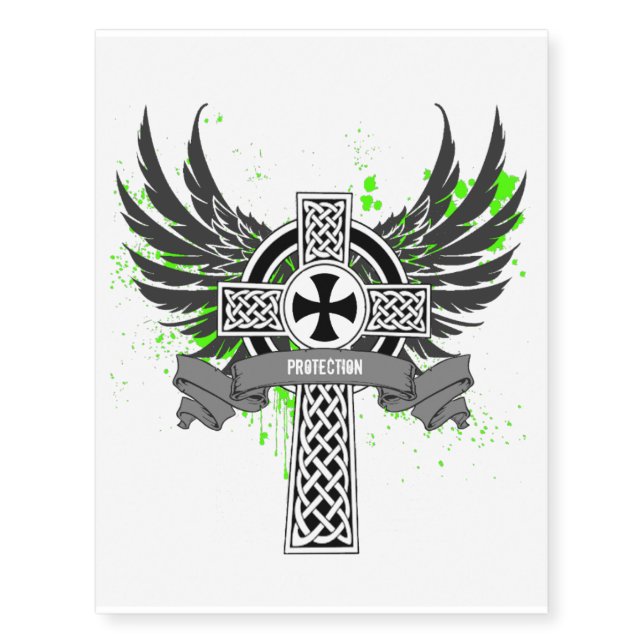 Cross Temporary Tattoos (Front)