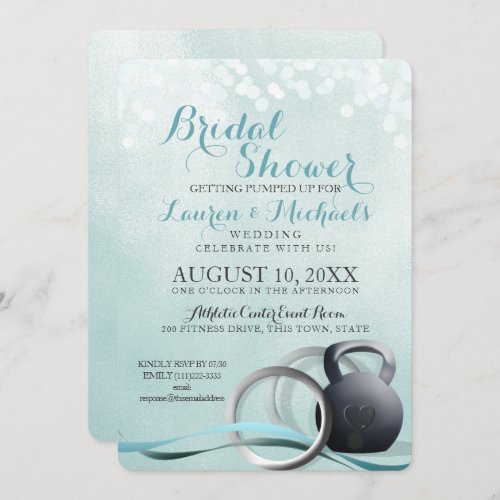 Cross Trainer Bridal Shower Invitation