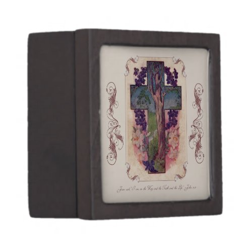 Cross Tree and Scripture Gift Box