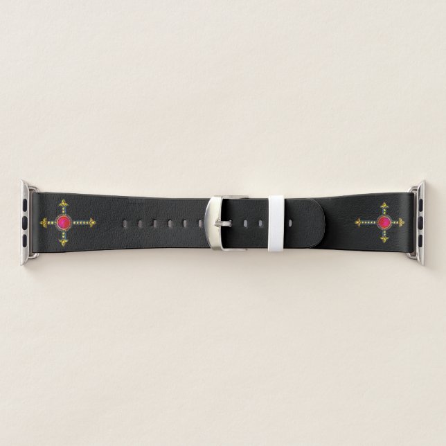 Cross Vintage Red Gemstone Apple Watch Band (Band)