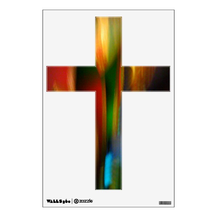 Cross wall decal