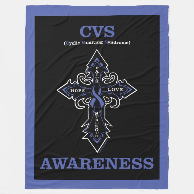 Cross/Warrior...CVS Fleece Blanket (Front)