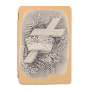 Cross with a crown and victory iPad mini cover