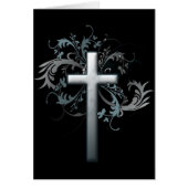 Cross with floral graphics (Front)