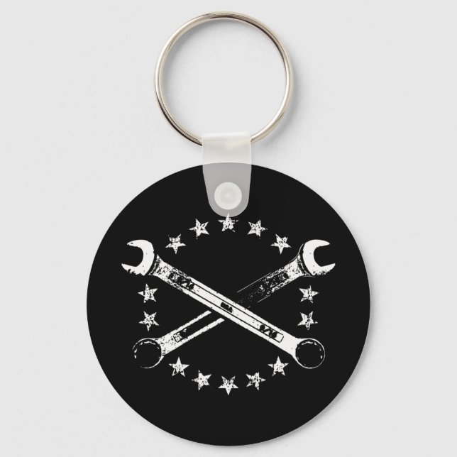 Cross Wrenches 517 Keychain (Front)