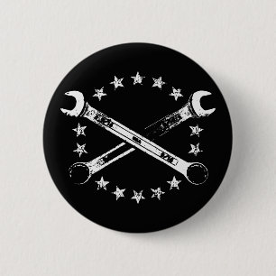 Cross Wrenches 517 Pinback Button