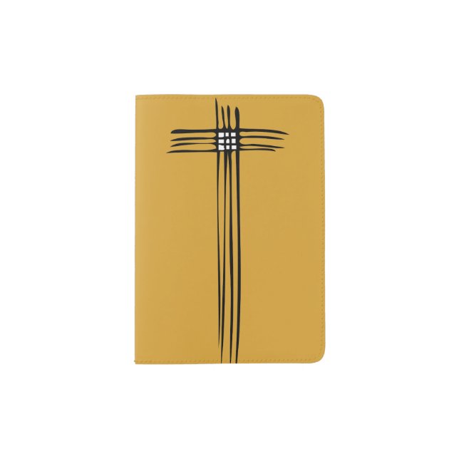 Cross Yellow Passport Holder (Front)