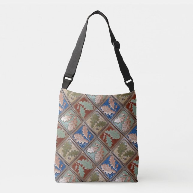 Crossbody bag with Oak leaf tiles  (Front)