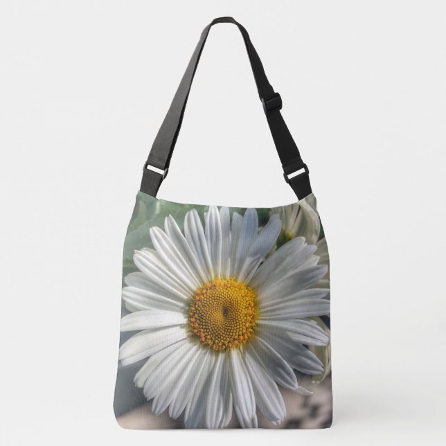 Crossbody Daisy Tote Bag (Front)