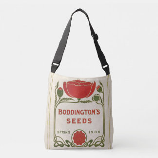 Crossbody Tote Vintage Seed Catalog Art