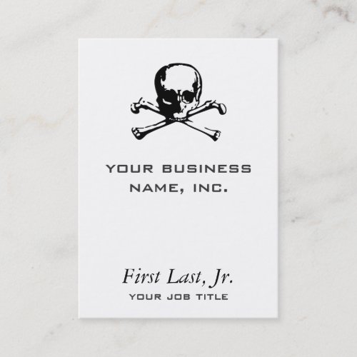 Crossbones Business Card