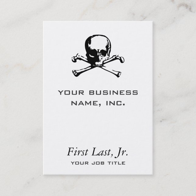 Crossbones Business Card (Front)