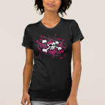 Crossbones Girly Skull T-Shirt