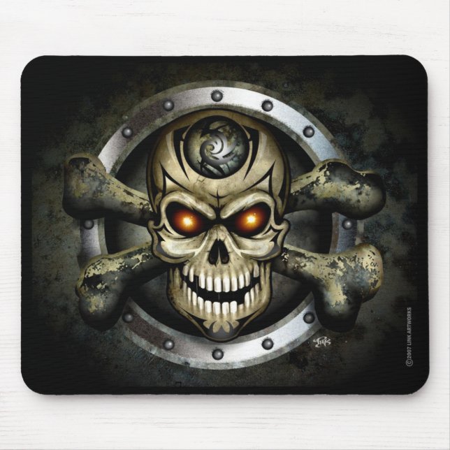 CROSSBONES Mouse Pad (Front)