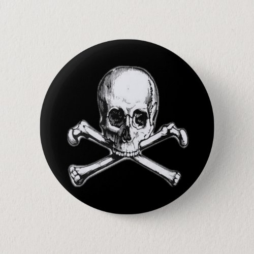 Crossbones Pinback Button