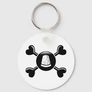 Crossbones Sewing Keychain