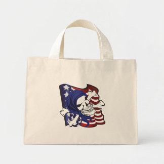 Crossbones USA Mini Tote Bag