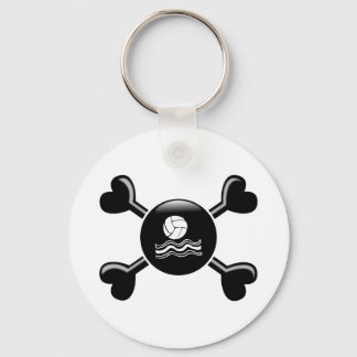 Crossbones Water Polo Keychain
